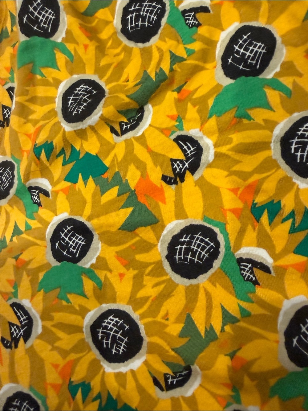 Deadstock Carole Little Yellow Sunflower Shorts - Picture 5 of 5